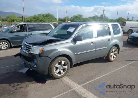 2013 Honda Pilot Ex-L from USA, damaged, VIN 5FNYF4H54DB008991